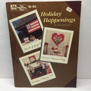 Holiday Happenings Christal Carter Quilt Patterns Easter Christmas Paperback